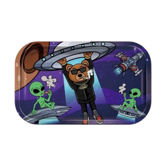 CLOUDZ SMOKE ALIEN MEDIUM ROLLING TRAY