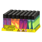 CLIPPER LIGHTERS - PAINTED NEBULA ASSORTED