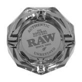 RAW GLASS ASHTRAY
