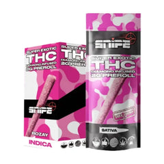 SNIPE SUPER EXOTIC DIAMOND INFUSED PREROLL THCP 2G 1PC 10CT