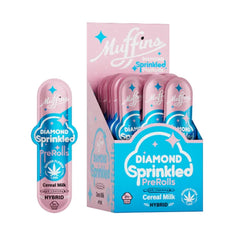 MUFFINS DIAMOND SPRINKLED THCP PREROLLS 1.25G 50CT