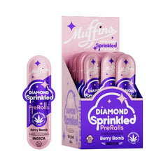 MUFFINS DIAMOND SPRINKLED THCP PREROLLS 1.25G 50CT