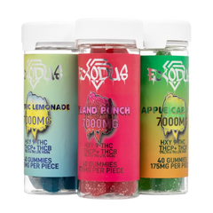 EXODUS GUMMIES D8 HXY9 THCP THCB 7G 40PC