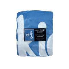 FLEECE THROW BLANKET - CKS LIGHT BLUE