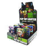 SMOKEZILLA METAL FLIP TOP LIGHTER 25281 - ASSORTED