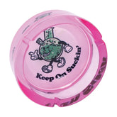FUJIMA GLASS ASHTRAY 5" MEDIUM - KEEP ON SUCKIN' GA105