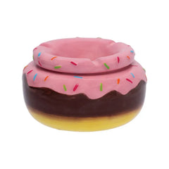 FUJIMA MOROCCAN CERAMIC ASHTRAY A282 - PINK DONUT