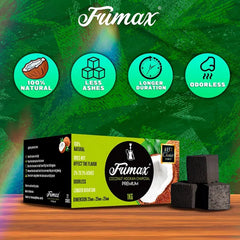 FUMAX COCONUT CHARCOAL 1KG