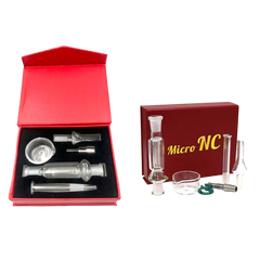 MICRO NC NECTAR COLLECTOR W/ QUARTZ/TITANIUM TIP 10MM - RED BOX