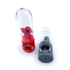 TRIPPY GOAT GLASS SMOKING PIPE YD085 - ASSORTED DESIGN