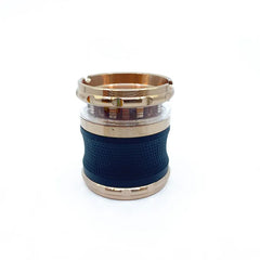 HERB GRINDER METAL TOP ASHTRAY - ASSORTED COLOR