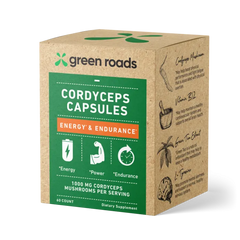GREEN ROADS CORDYCEPS CAPS - ENERGY & ENDURANCE