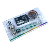 MY PIPE GLASS PIPE /METAL GRINDER /5 PIPE SCREENS - ASSORTED DESIGN