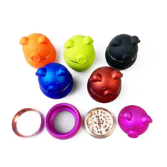 CRUSHERS GRINDERS 50MM PIGGY ASSORTED GR1603
