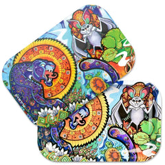 PULSAR METAL TRAY W/LID - PSYCHEDELIC JUNGLE