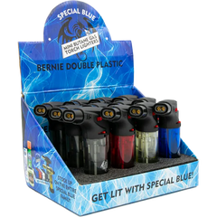 SB BERNIE DOUBLE PLASTIC LIGHTER LT115M