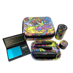 SMOKING SET BAG W/ DIGITAL SCALE - ASSORTED DESIGN