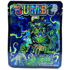 SMOKE PROOF BAGS - GUMBO SMOKING WITH A MASK