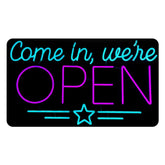 SWAV LED-28 35X17 IN - COME IN WE'RE OPEN