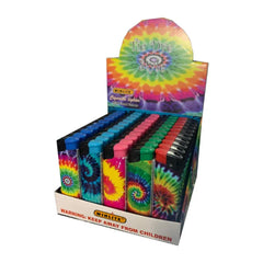 WINLITE TIE DYE STYLE LIGHTERS - ASSORTED 80-25TD