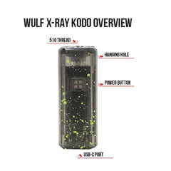 YOCAN WULF XRAY KODO 510v BATTER ASSORTED