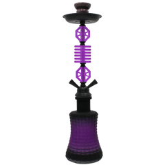 ZEBRA ANDREW HOOKAH 2 HOSE 26" MIXED COLOR