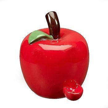 Ceramic Apple Shaped Pipe - (1 Count)