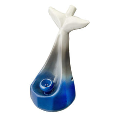 Ceramic Dolphin Tail Pipe - (1 Count)