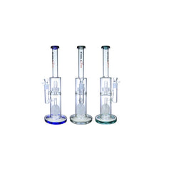 Chill Glass 19.5"Dome / Chandelier Perc Waterpipe - Colors May Vary - (1 Count)