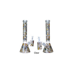 Clover 16" 9mm Waterpipe with Ash Catcher (1 count)