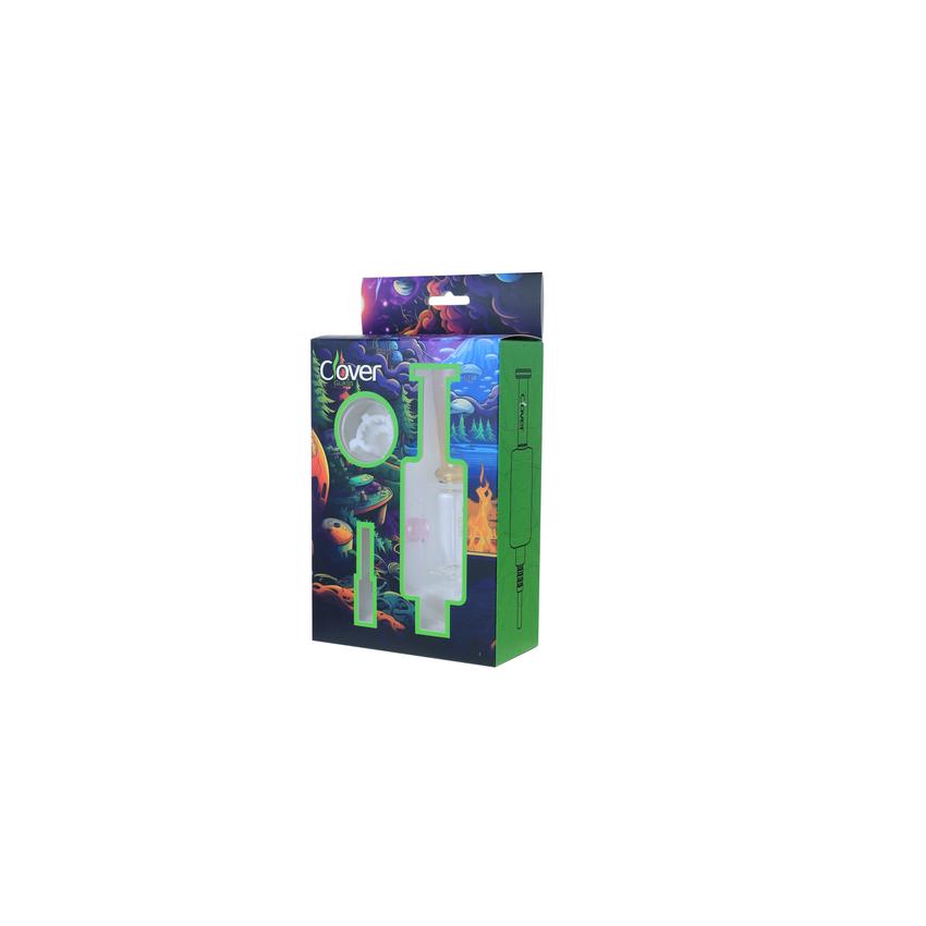 CLOVER 6" Rounded Dab Straw - Colors May Vary - (1 Count)