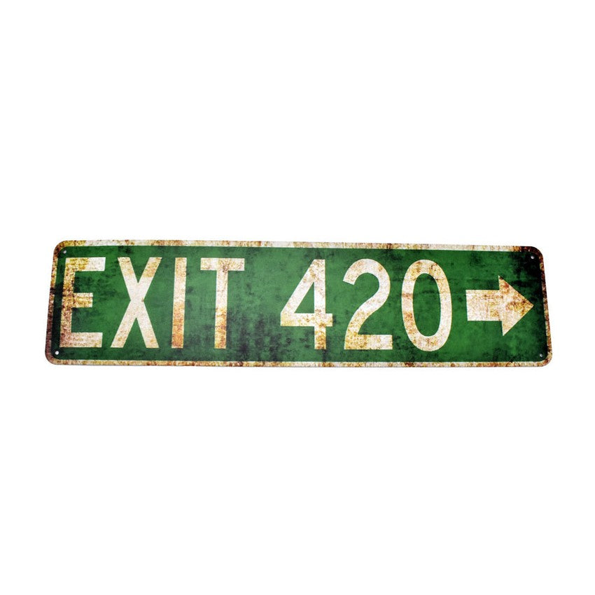 Distributor Special: Metal Street Sign 16" x 4" - Various Designs - (1 Count)