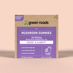 GREEN ROADS MUSHROOM GUMMIES 30K MG 30PC - BLACKBERRY CITRUS