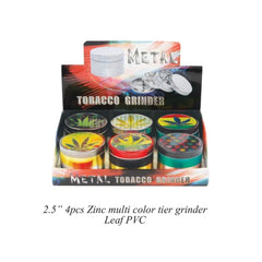 GRINDER ZINC LEAF 2.5" 70216L