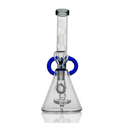 HEMPER 7" Cyberpunk Bong - Blue or Green - (1 Count)