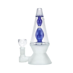Hemper 70's Glass Bubbler Waterpipe - Various Colors - (1 Count)