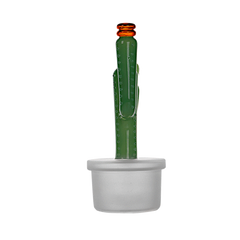 Hemper Cactus Jack Glass Bubbler Waterpipe XL - (1 Count)