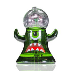 Hemper - Dankenstein Monster Glass Bubbler Waterpipe - Various Colors - (1 Count)