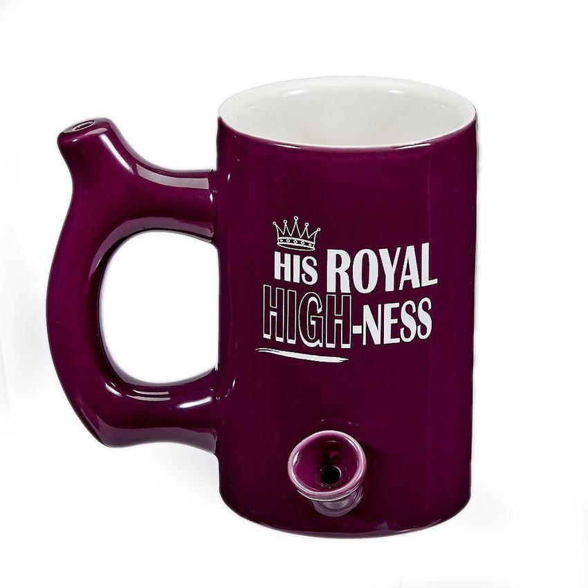 Roast & Toast Ceramic Coffee Mug Pipe - Various Colors - (1 Count)