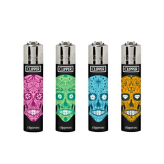 CLIPPER LIGHTER MEXICAN SKULLS