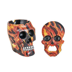 Skull Ash Tray & Bottle Opener Set - (1 Count)