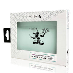 STR8 Detroit Shatter Resistant Glass Rolling Tray - (1 Count)