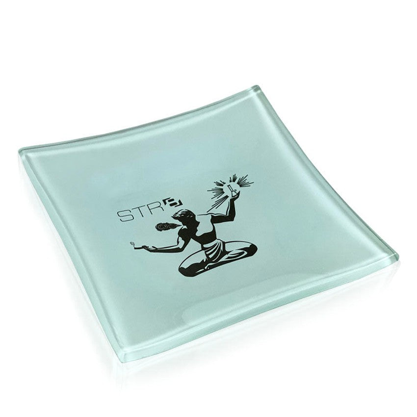 STR8 Detroit Shatter Resistant Glass Rolling Tray - (1 Count)