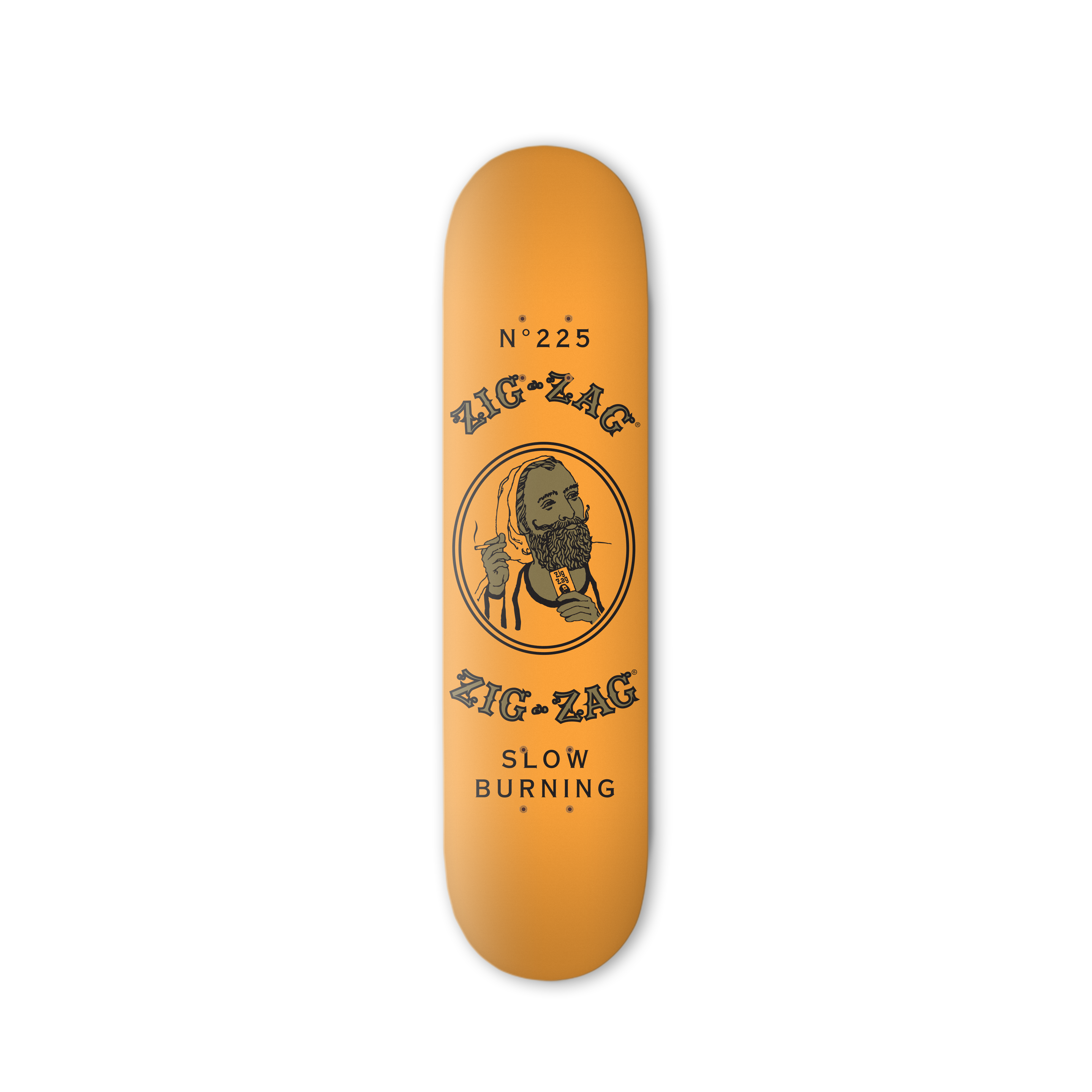 Zig-Zag French Orange Skateboard - (1 Count)