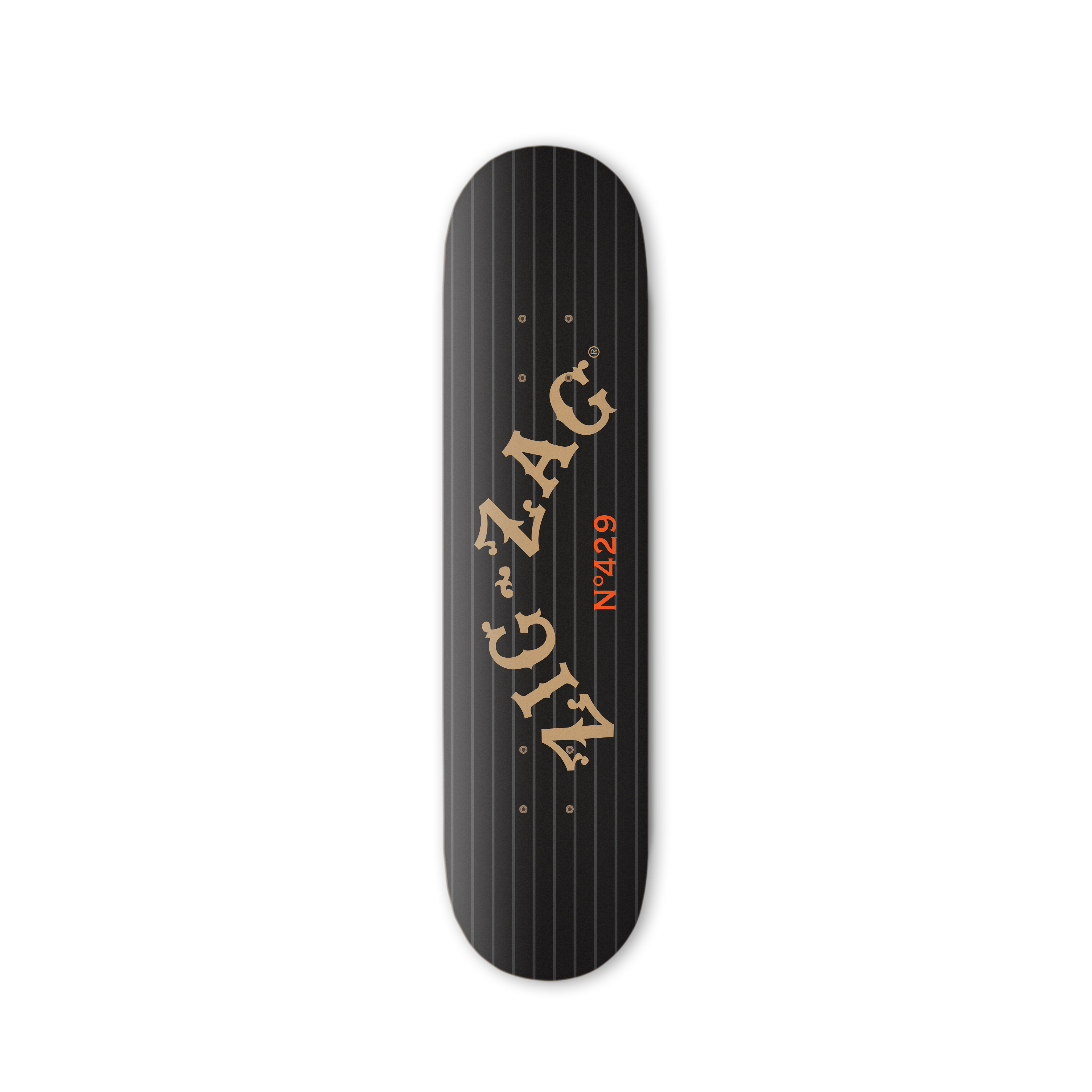 Zig-Zag King Black Skateboard - (1 Count)