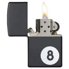 ZIPPO 8 Ball Billiards Lighter Black Matte - (1 Count)