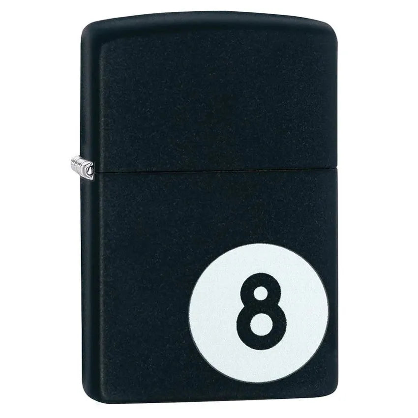 ZIPPO 8 Ball Billiards Lighter Black Matte - (1 Count)