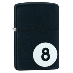 ZIPPO 8 Ball Billiards Lighter Black Matte - (1 Count)