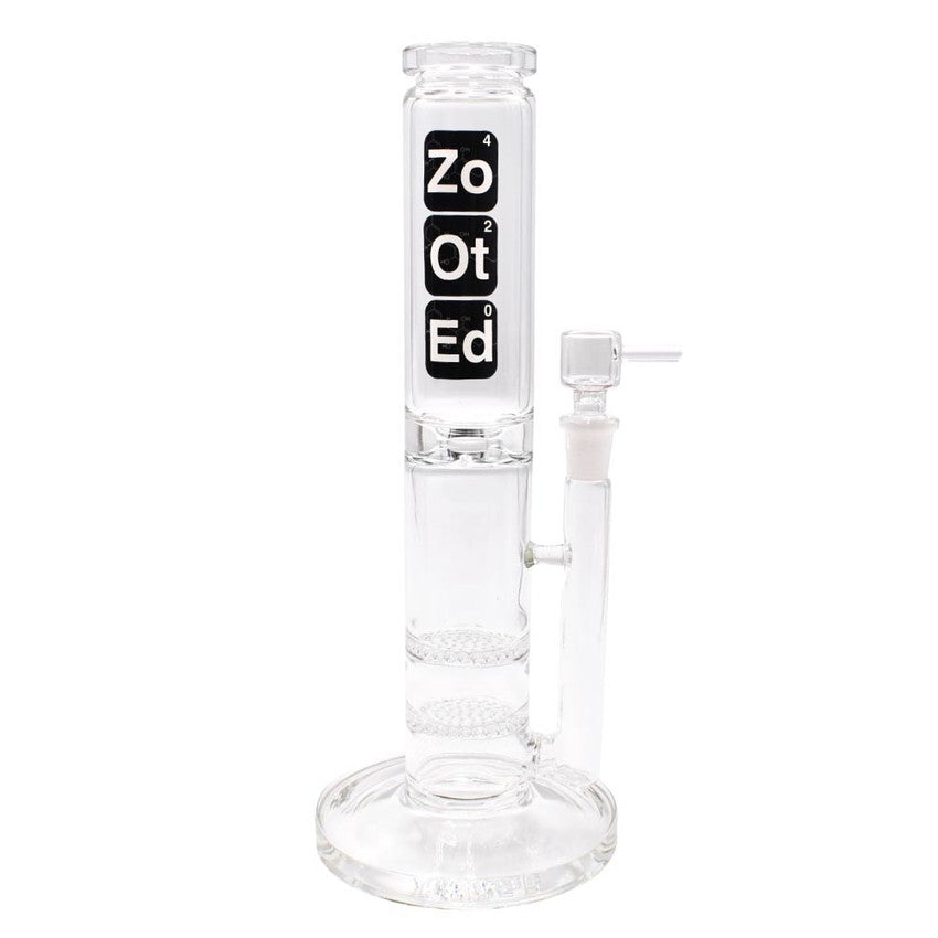 Zooted Brandz - 12" Double Honeycomb Tube Water Pipe - (1 Count)