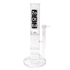 Zooted Brandz - 12" Double Honeycomb Tube Water Pipe - (1 Count)